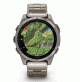 fēnix 8 – 47 mm, AMOLED - Sapphire, Titanium with Vented titanium bracelet - 010-02904-40 - Garmin